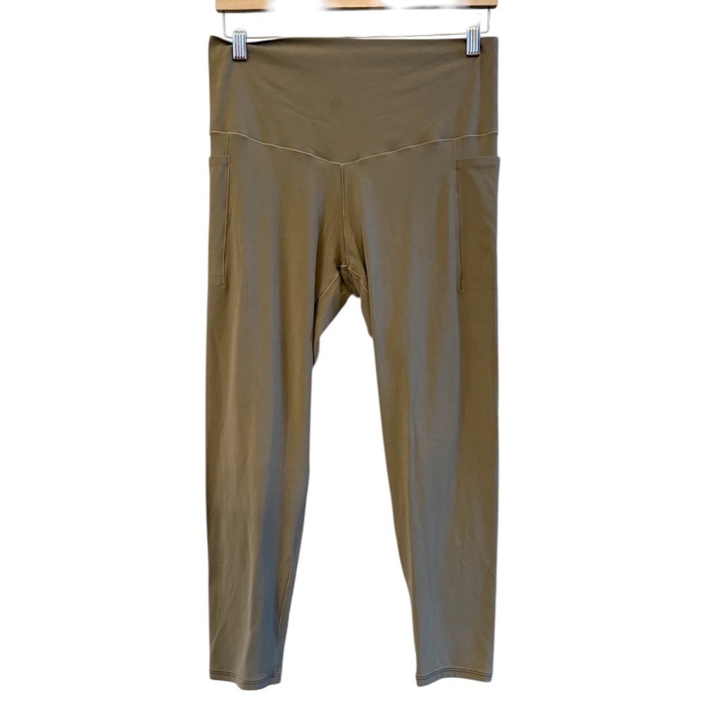Offline by‎ Aerie Tan XL Soft 7/8 High Rise Leggings Pockets Yoga Gym Workout